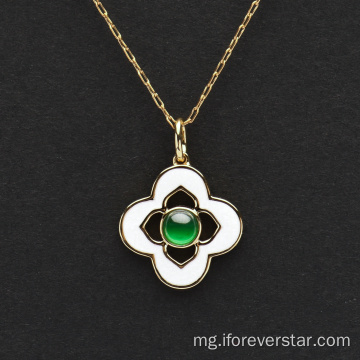 Wedding Green Jadeite Pendant